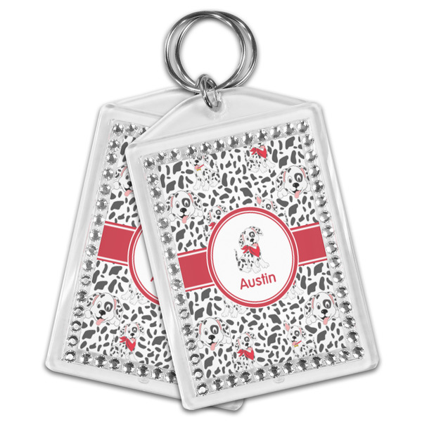 Dalmation Bling Keychain - MAIN