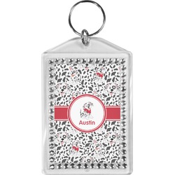 Dalmation Bling Keychain (Personalized)