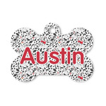 Dalmation Bone Shaped Dog ID Tag - Small (Personalized)