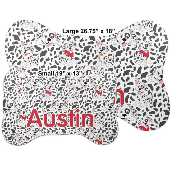Dalmation Bone Shaped Mat Comparison