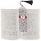 Dalmation Bookmark with tassel - In book