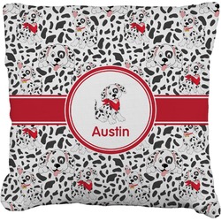 Dalmation Faux-Linen Throw Pillow 18" (Personalized)