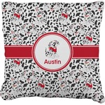 Dalmation Faux-Linen Throw Pillow 26" (Personalized)