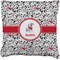 Dalmation Faux-Linen Throw Pillow 26" (Personalized)