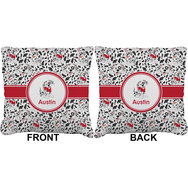 Dalmation Burlap Pillow Approval