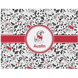 Dalmation Woven Fabric Placemat - Twill w/ Name or Text