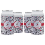 Dalmation Can Cooler (12 oz) - Set of 4 w/ Name or Text