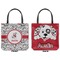 Dalmation Canvas Tote - Front and Back