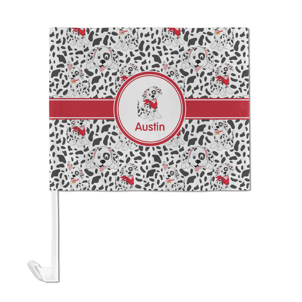 Dalmation Car Flag - Large - FRONT