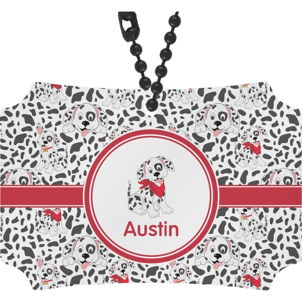 Custom Dalmation Rear View Mirror Ornament (Personalized)