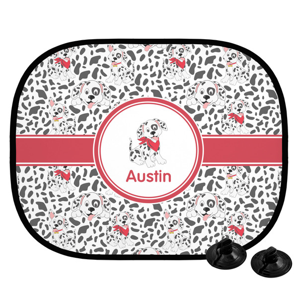 Custom Dalmation Car Side Window Sun Shade (Personalized)