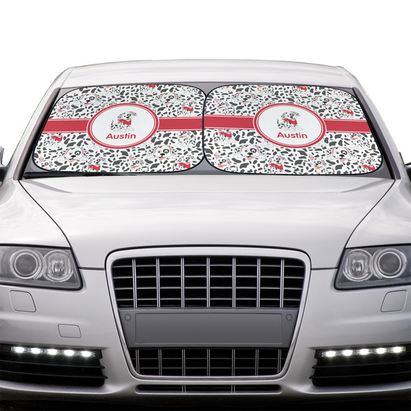 Dalmation Car Sun Shades - IN CONTEXT