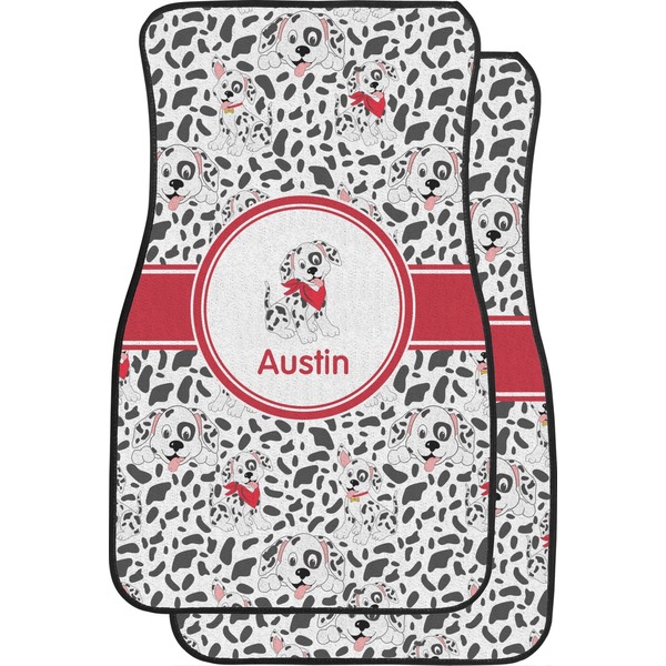 Custom Dalmation Car Floor Mats (Front Seat) (Personalized)
