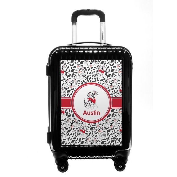 Custom Dalmation Carry On Hard Shell Suitcase (Personalized)