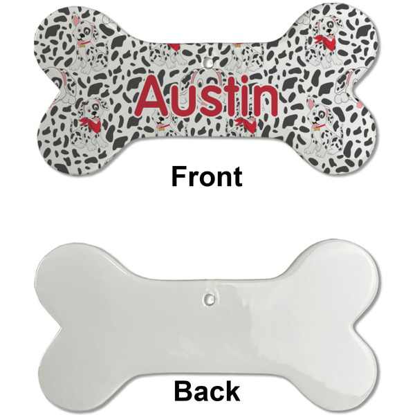 Dalmation Ceramic Flat Ornament - Bone Front & Back Single Print (APPROVAL)