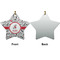 Dalmation Ceramic Flat Ornament - Star Front & Back (APPROVAL)