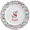 Dalmation Ceramic Dinner Plates (Set of 4) (Personalized)
