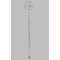 Dalmation Clear Plastic 7" Stir Stick - Round - Single Stick