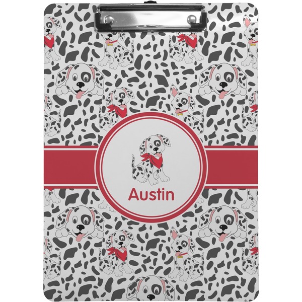 Custom Dalmation Clipboard (Letter Size) (Personalized)