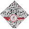 Dalmation Cloth Napkins - Personalized Dinner (Folded Four Corners)