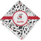 Dalmation Cloth Napkins - Personalized Lunch (Folded Four Corners)