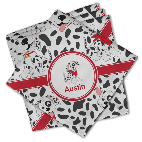 Dalmation Cloth Napkins - Personalized Lunch (PARENT MAIN Set of 4)