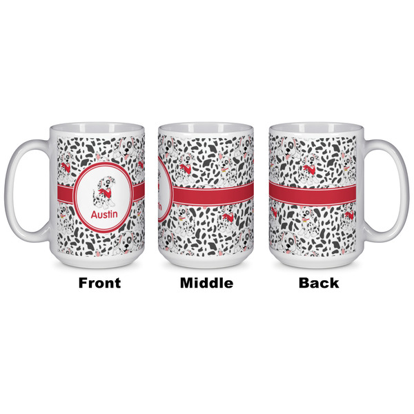 Dalmation Coffee Mug - 15 oz - White APPROVAL
