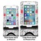 Dalmation Compare Phone Stand Sizes - with iPhones