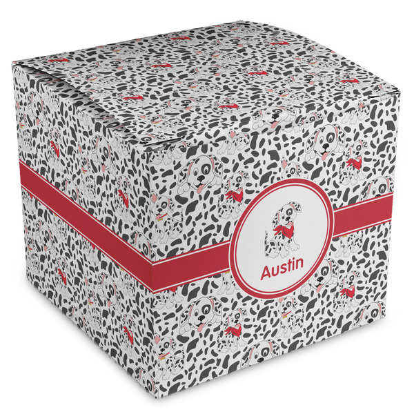 Custom Dalmation Cube Favor Gift Boxes (Personalized)