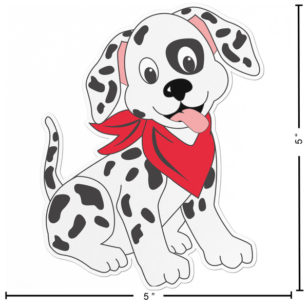 Dalmation Custom Shape Iron On Patches - L - APPROVAL