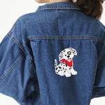 Dalmation Twill Iron On Patch - Custom Shape - X-Large
