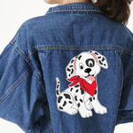 Dalmation Twill Iron On Patch - Custom Shape - 3XL