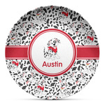 Dalmation Microwave Safe Plastic Plate - Composite Polymer (Personalized)