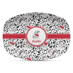 Dalmation Plastic Platter - Microwave & Oven Safe Composite Polymer (Personalized)
