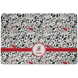 Dalmation Dog Food Mat w/ Name or Text