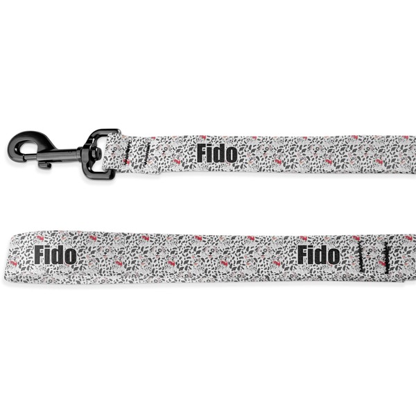 Custom Dalmation Deluxe Dog Leash - 4 ft (Personalized)