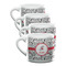 Dalmation Double Shot Espresso Mugs - Set of 4 Front