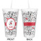 Dalmation Double Wall Tumbler with Straw - Approval