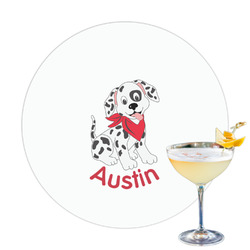 Dalmation Printed Drink Topper - 3.25" (Personalized)