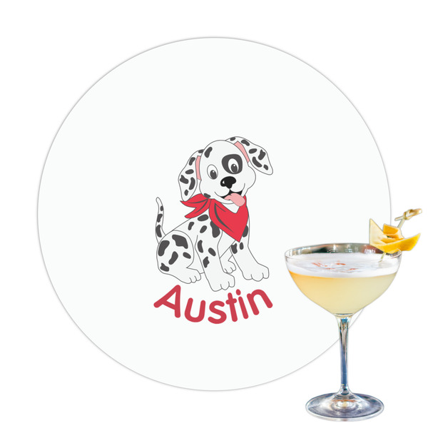 Custom Dalmation Printed Drink Topper - 3.25" (Personalized)