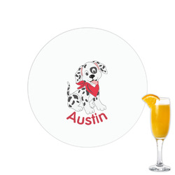 Dalmation Printed Drink Topper - 2.15" (Personalized)