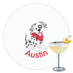 Dalmation Printed Drink Topper - 3.5" (Personalized)