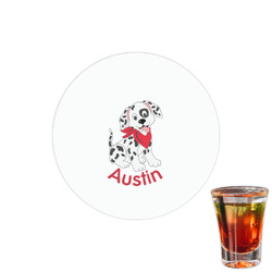 Dalmation Printed Drink Topper - 1.5" (Personalized)