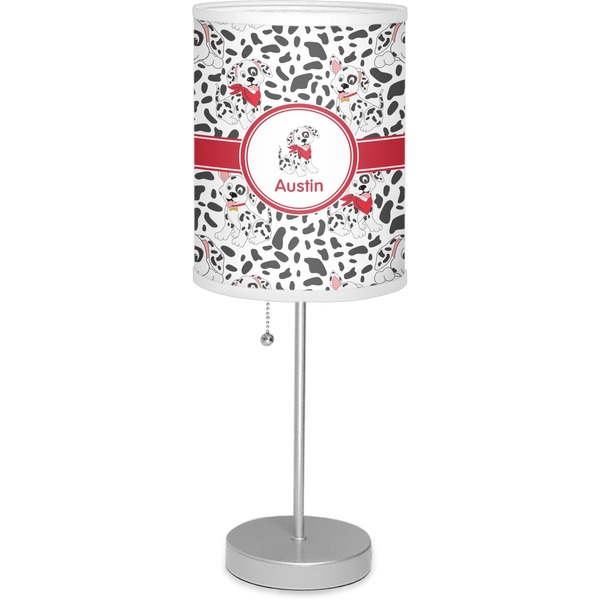 Custom Dalmation Lamp with Drum Shade (Personalized)