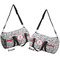 Dalmation Duffle bag small front and back sides