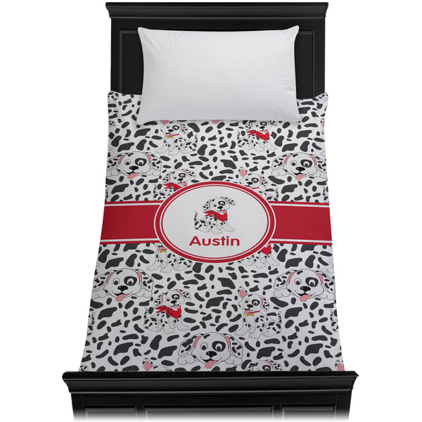 Dalmation Duvet Cover - Twin XL - On Bed - No Prop