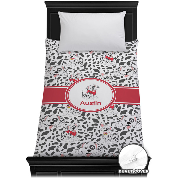 Custom Dalmation Duvet Cover - Twin XL (Personalized)