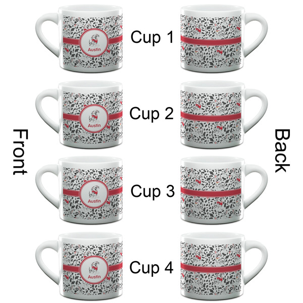 Dalmation Espresso Cup - 6oz (Double Shot Set of 4) APPROVAL