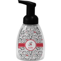 Dalmation Foam Soap Bottle - Black (Personalized)