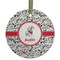 Dalmation Frosted Glass Ornament - Round
